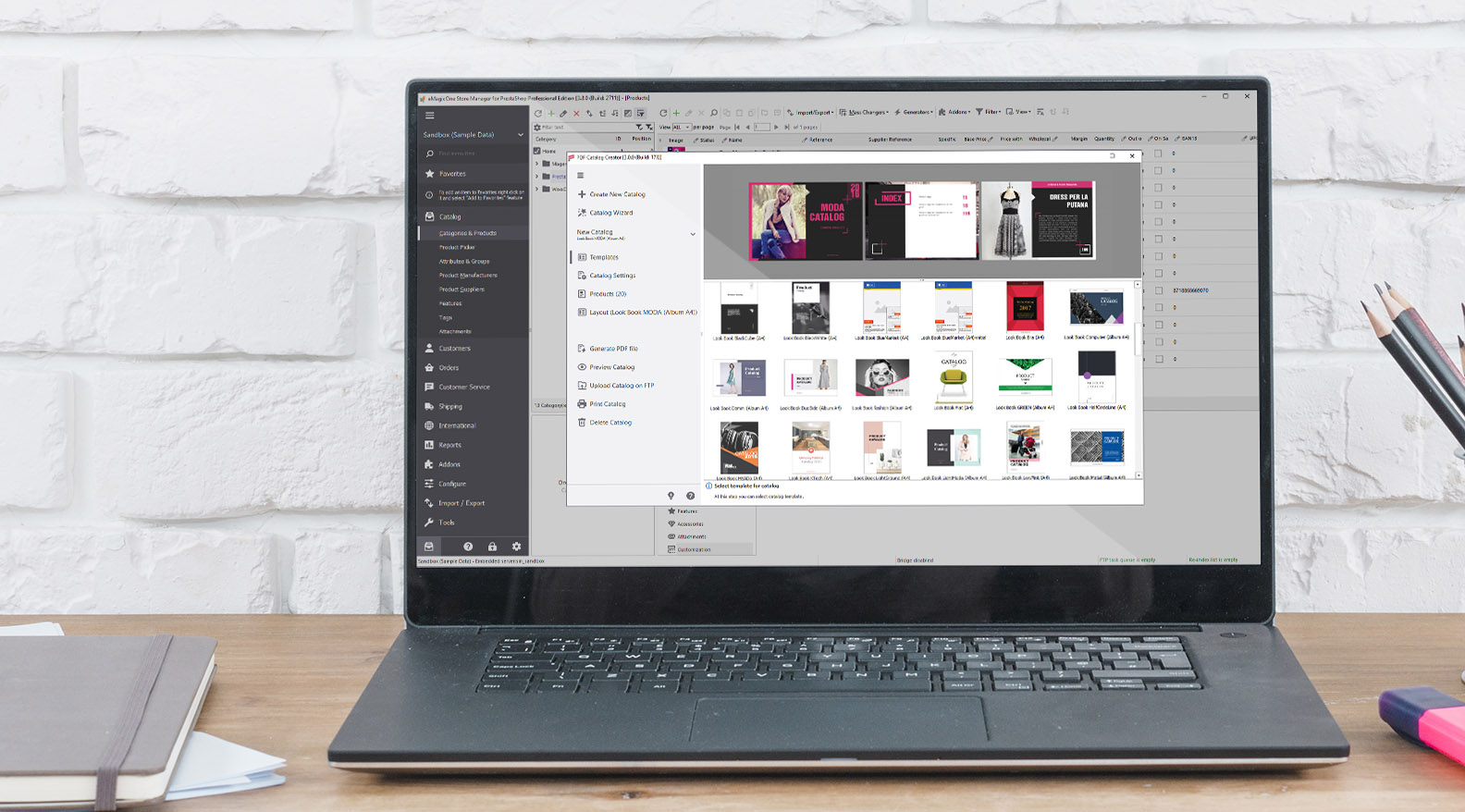 PrestaShop LookBook (PDF Catalog) Creator