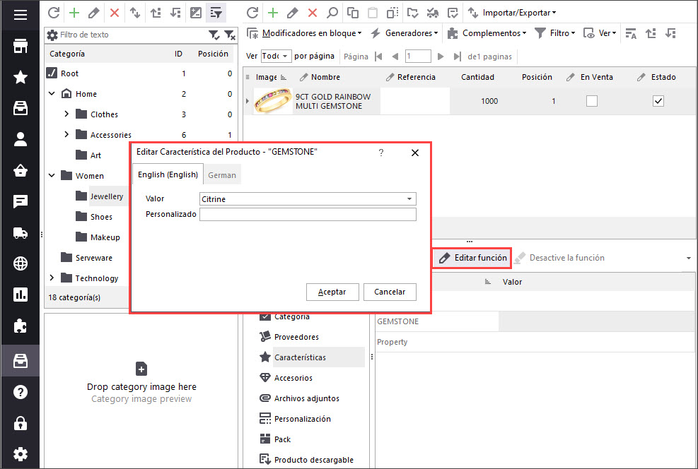 Add Features to PrestaShop Product with Store Manager