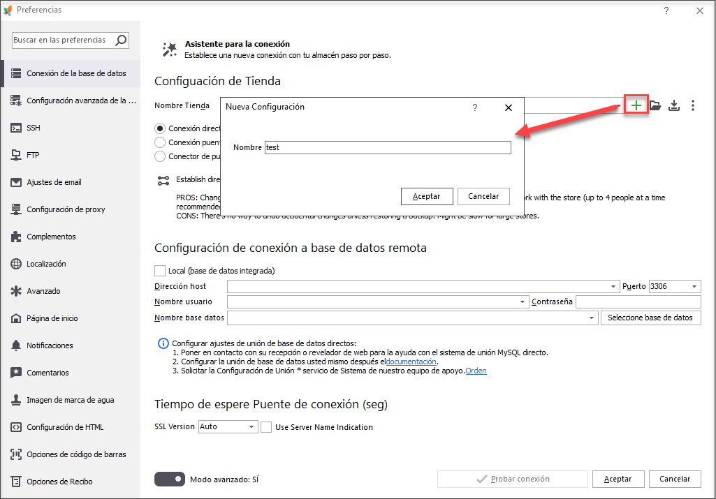 Cómo Conectar Store Manager a la Base de Datos PrestaShop