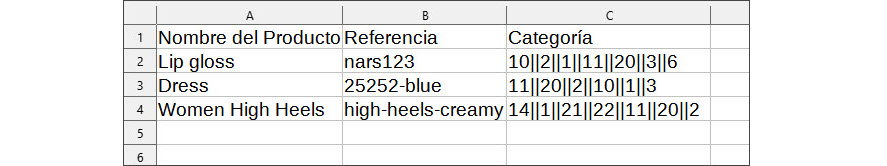 Assign Products to Categories During Store Manager Import File Example