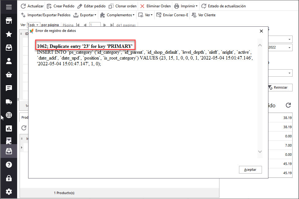 Duplicate Entry Error on Post