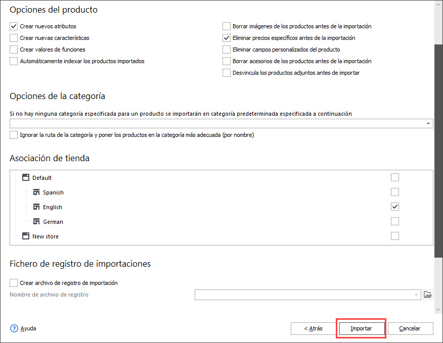 Import Products by Several Suppliers with Store Manager
