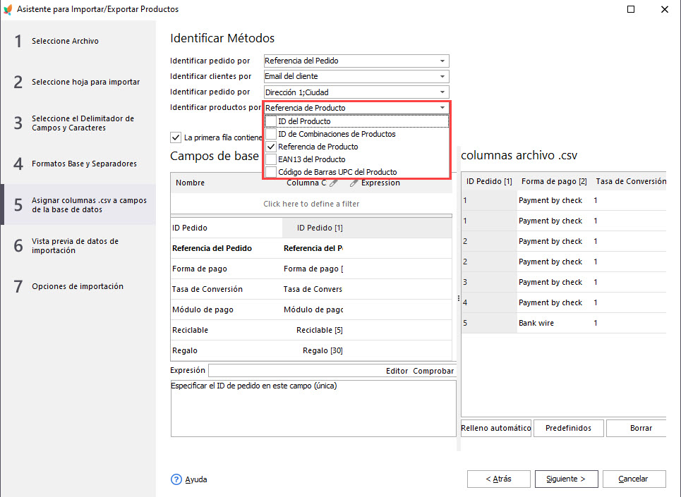 PrestaShop Import Product Identifier