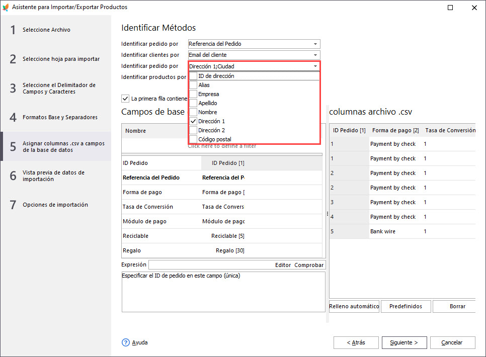 PrestaShop Order Import Identifier For Addresses