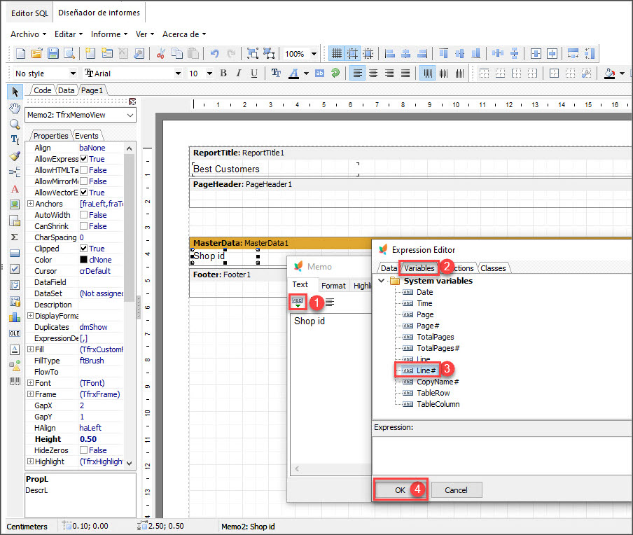 Prestashop Custom Report Variables