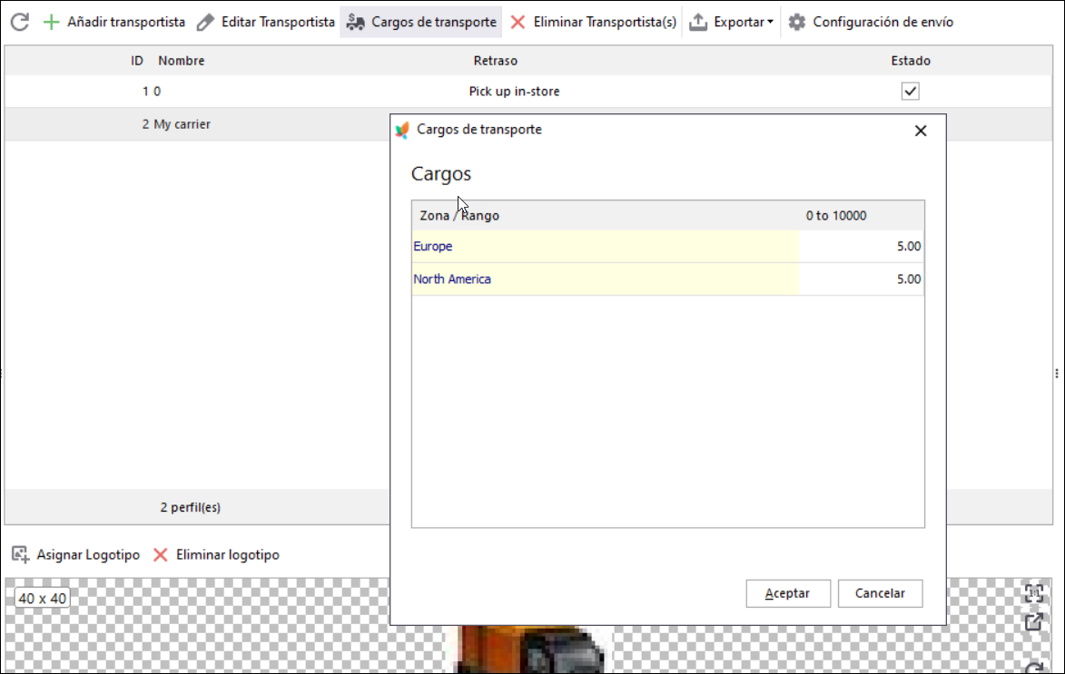 Transportista PrestaShop. Cómo Crear Transportistas