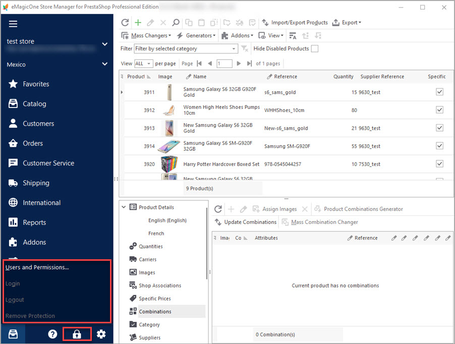 Set Access Permissions to PrestaShop Database Set Access Permissions to PrestaShop Database with Store Manager