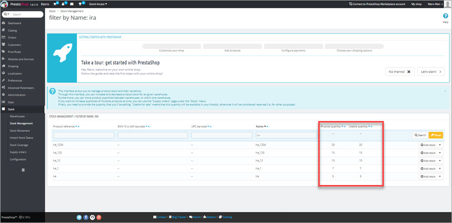 Get PrestaShop Products Back in Stock Backend Get PrestaShop Products Back in Stock Backend