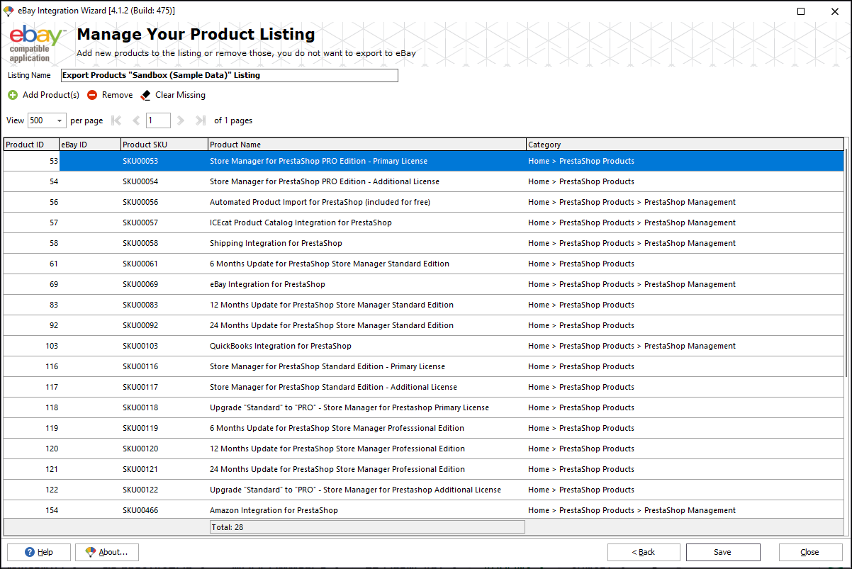 Synchronize PrestaShop data with eBay Synchronize PrestaShop data with eBay