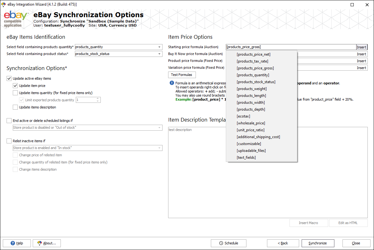 Adjust Auction Settings for PrestaShop to eBay import Adjust Auction Settings for PrestaShop to eBay import