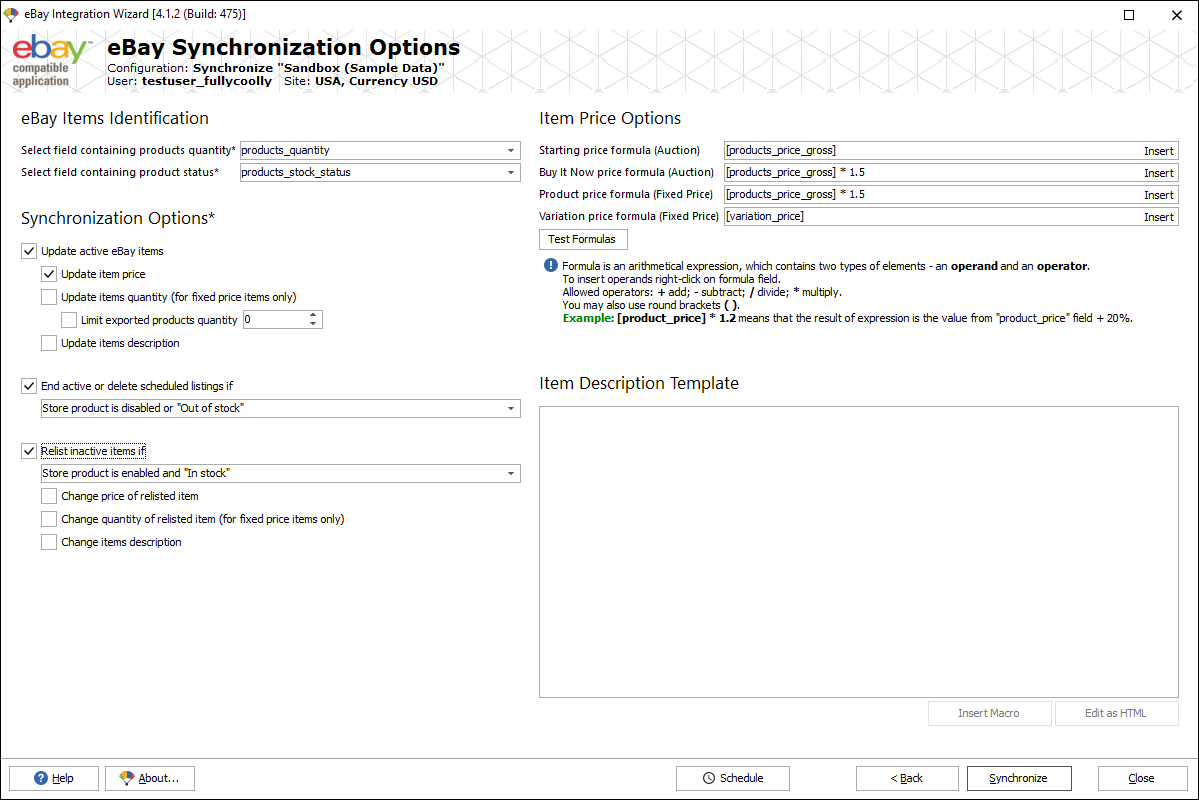 Synchronize PrestaShop data with eBay Synchronize PrestaShop data with eBay