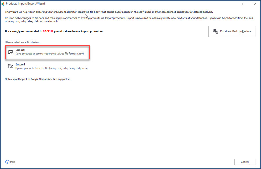 Export PrestaShop Products Export PrestaShop Products with Store Manager