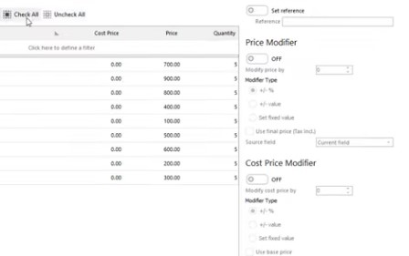 Mise à jour en masse des prix de déclinaison de produits dans PrestaShop avec Store Manager