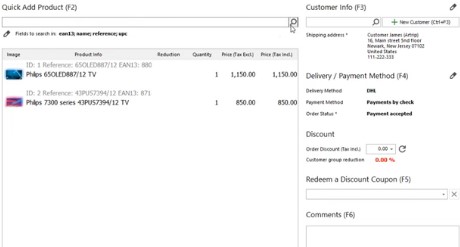 Créez des PrestaShop en utilisant POS + prise en charge du code-barres/code QR avec Store Manager