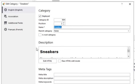 Comment générer la description d'une catégorie PrestaShop avec ChatGPT