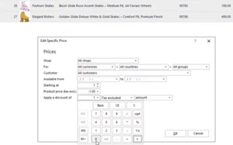 Définir des prix spécifiques pour plusieurs produits PrestaShop en masse avec le logiciel Store Manager