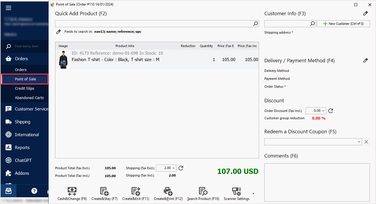 PrestaShop Point of Sale