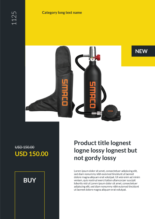 DivingYellow2 LookBook Template for PrestaShop