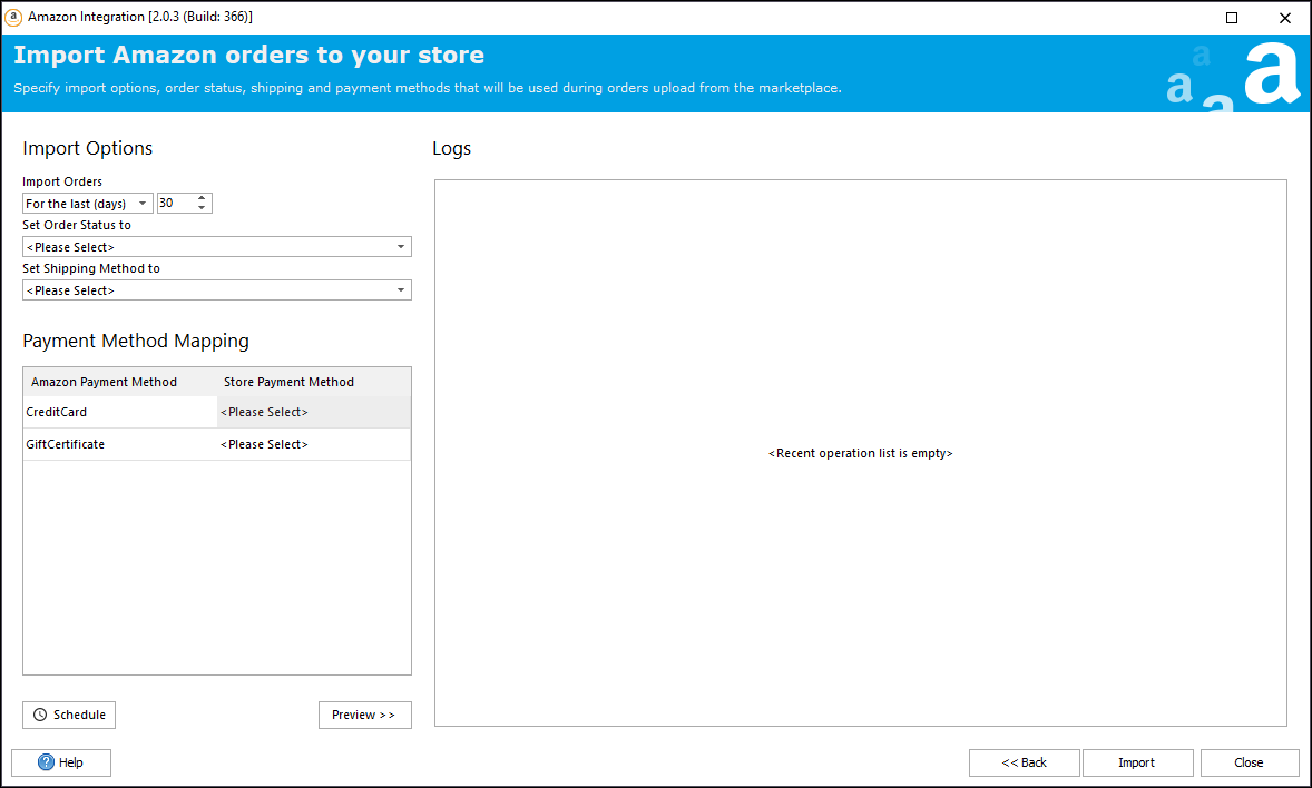 Import Amazon stock to PrestaShop Import Amazon stock to PrestaShop