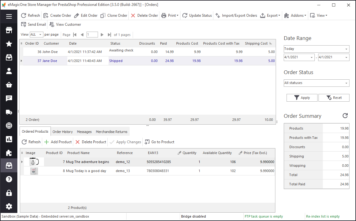 Order Processing Order Processing