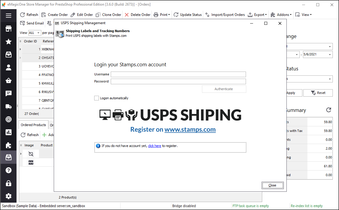 Print Shipping Labels for PrestaShop Orders