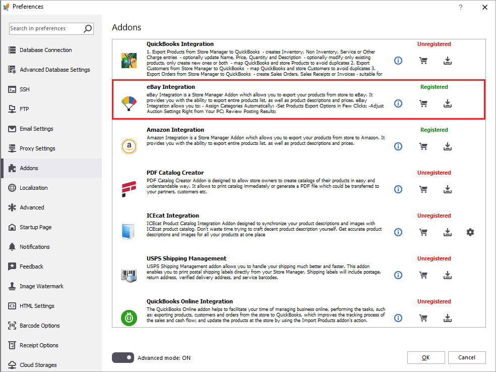 PrestaShop eBay Integration Registration