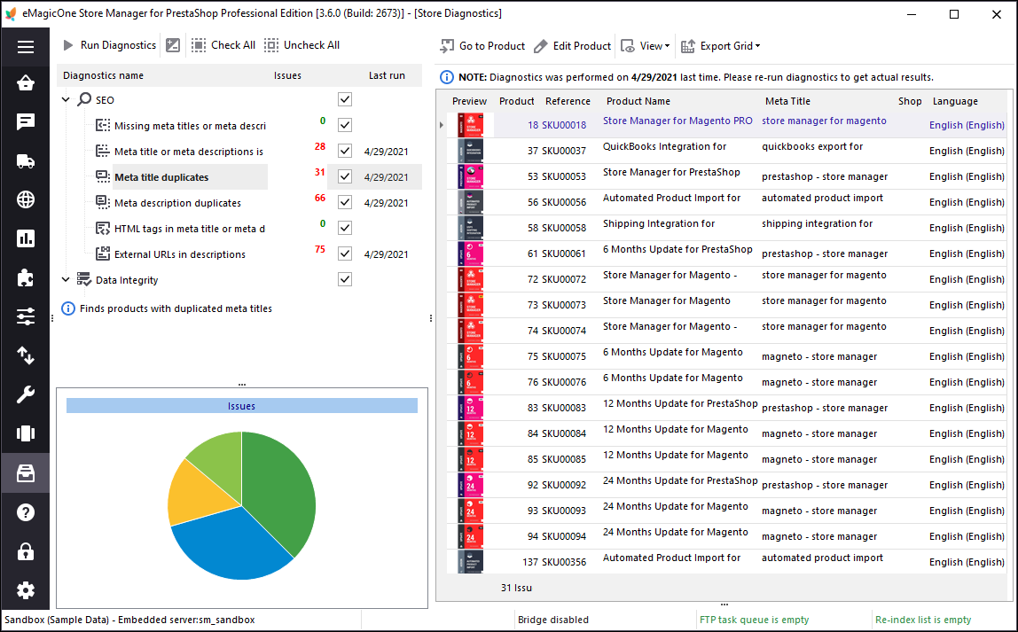 PrestaShop SEO Diagnostics PrestaShop SEO Diagnostics