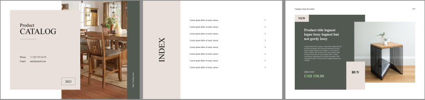 Furniture PDF Catalog