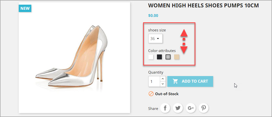 Modifié l'ordre de tri des attributs dans le PrestaShop Front-Office