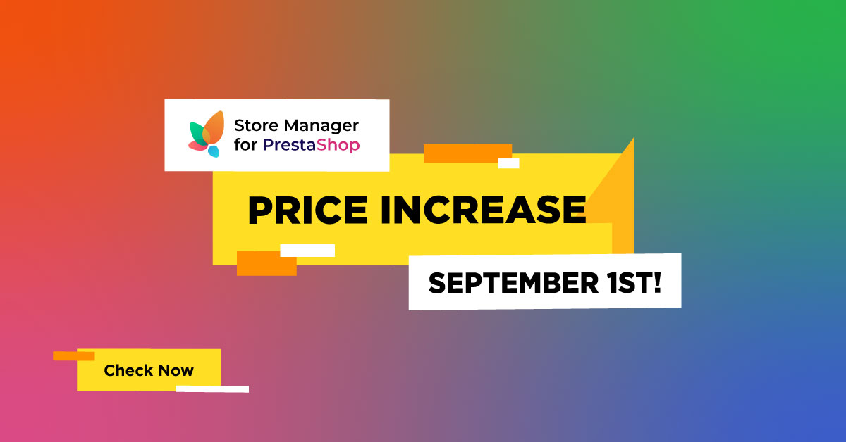 PrestaShop Store Manager Price Increase