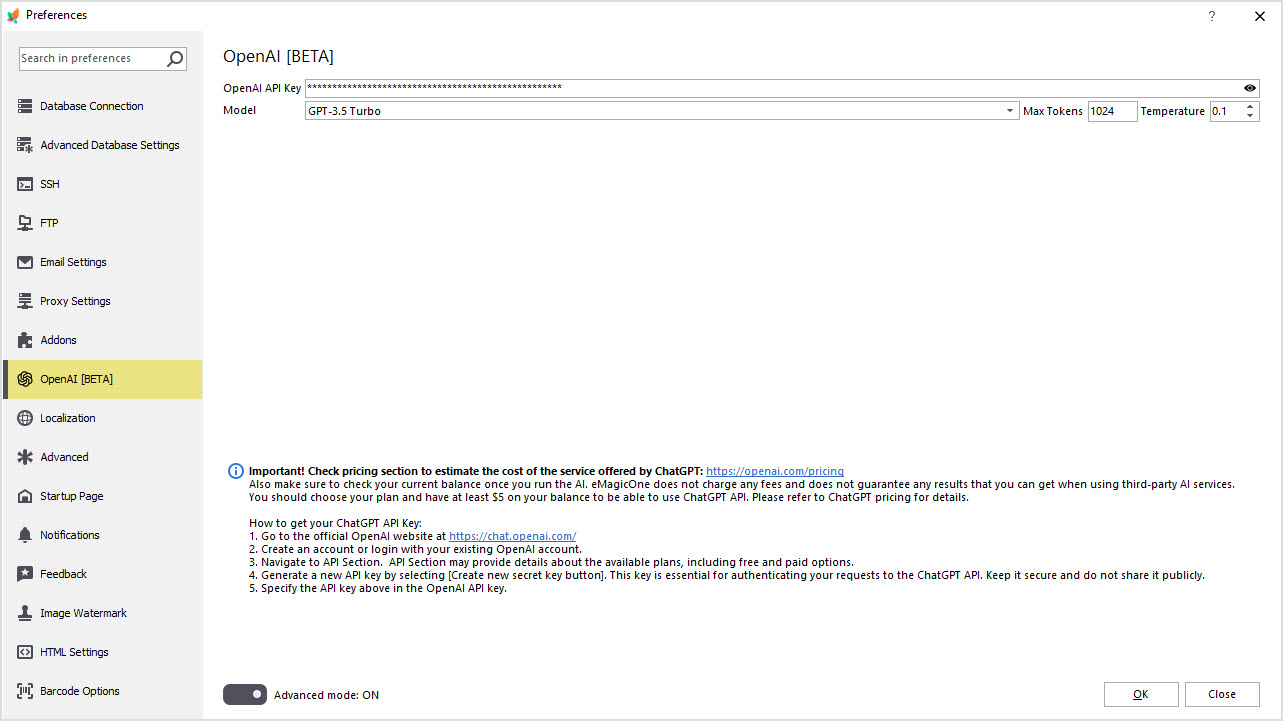 PrestaShop ChatGPT Integration for Descriptions