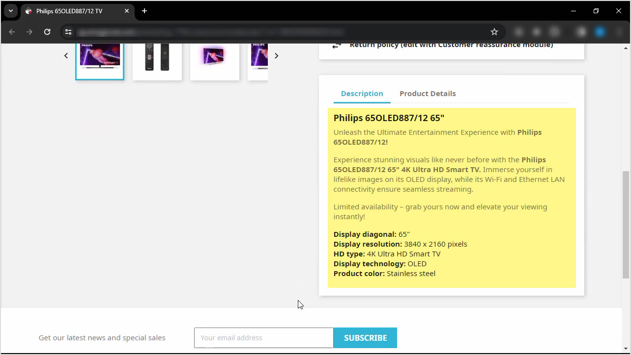 PrestaShop ChatGPT Integration for Descriptions