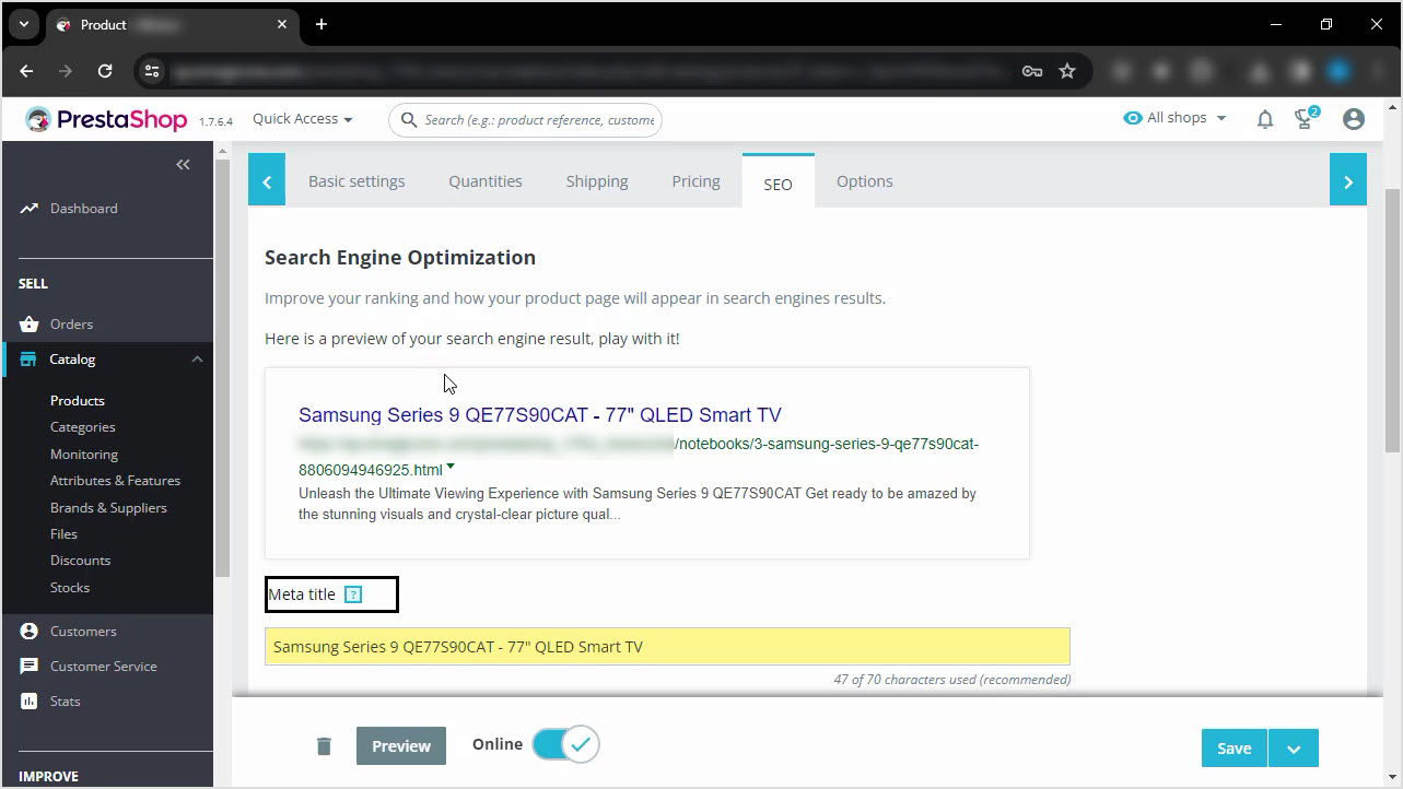 PrestaShop ChatGPT Integration for Meta Title