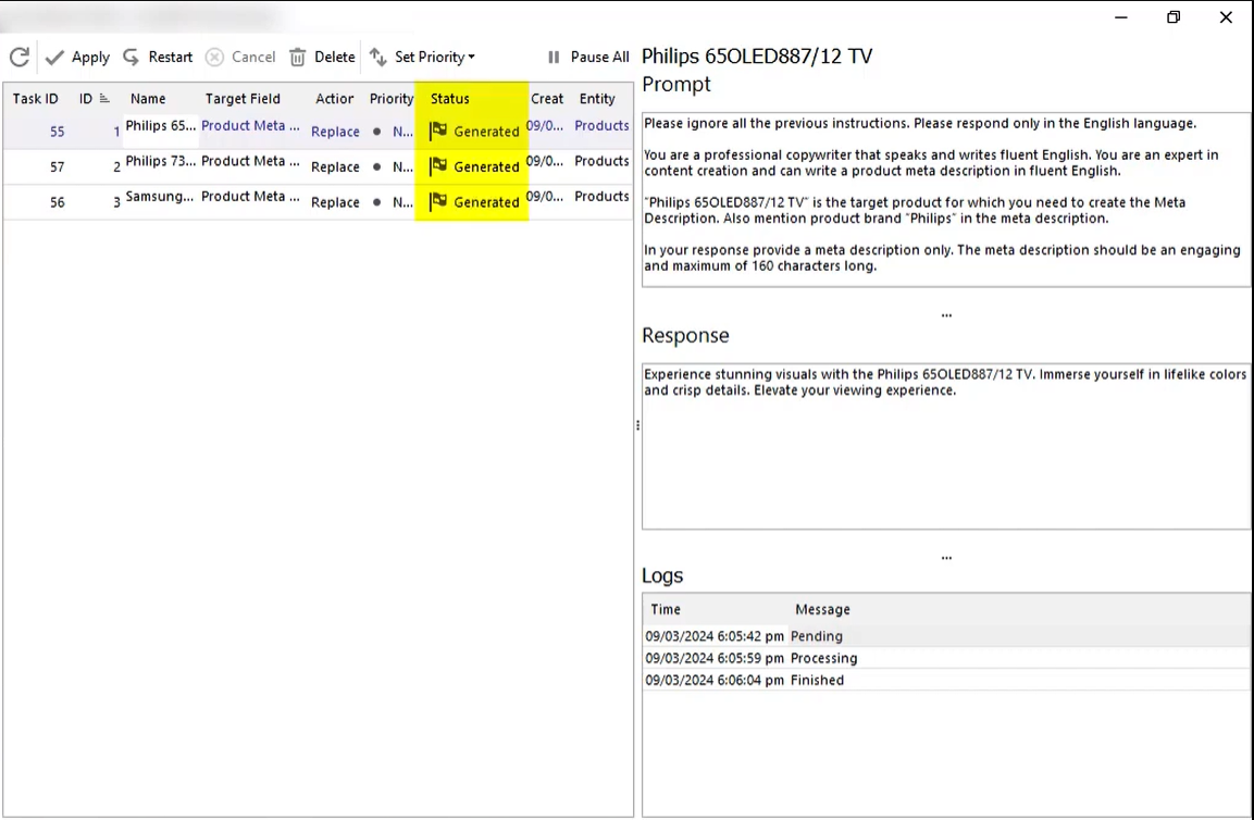 Generate PrestaShop product meta data Generate PrestaShop product meta data