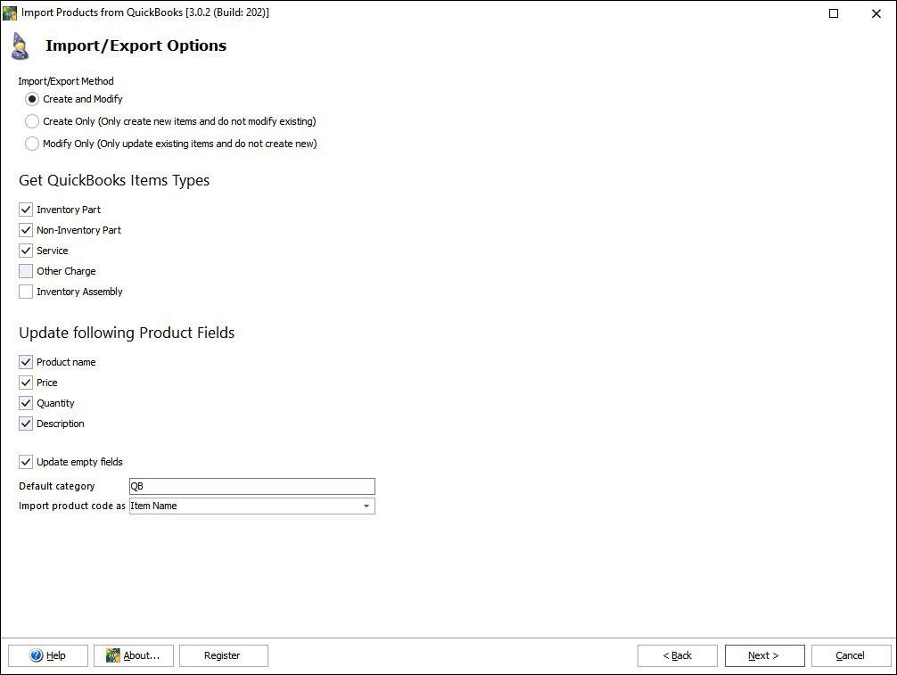 Import Products from QuickBooks Desktop to PrestaShop Import Products from QuickBooks Desktop to PrestaShop