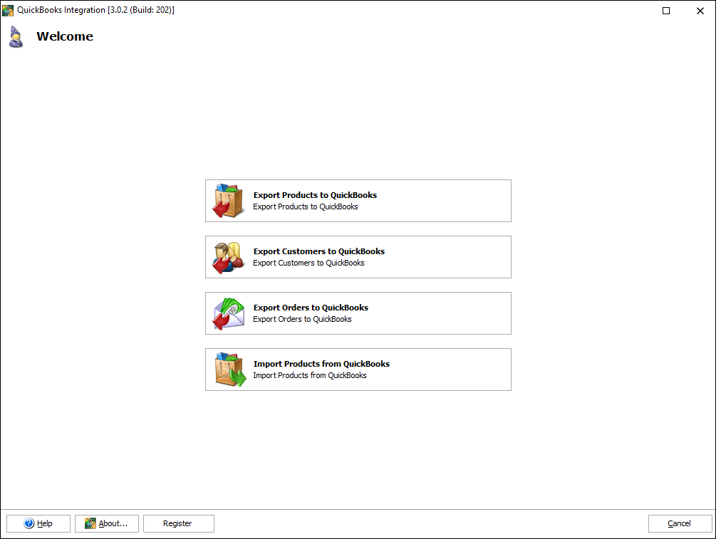 List of Operatrions Available in QuickBooks Integration