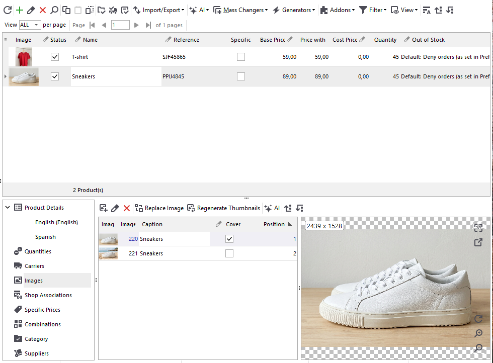 Generate new product images Generate new product images